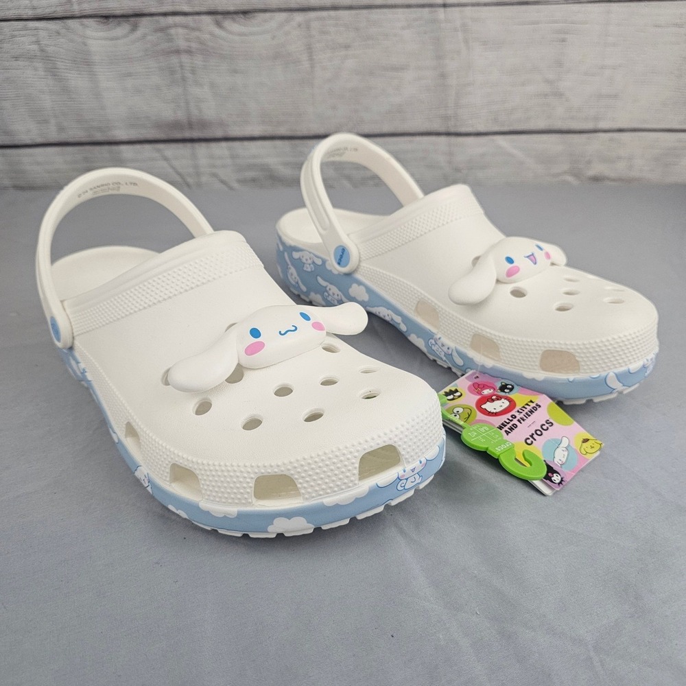 Cinnamoroll CROCS Men's Size 13 Hello Kitty and Friends Sanrio NWT